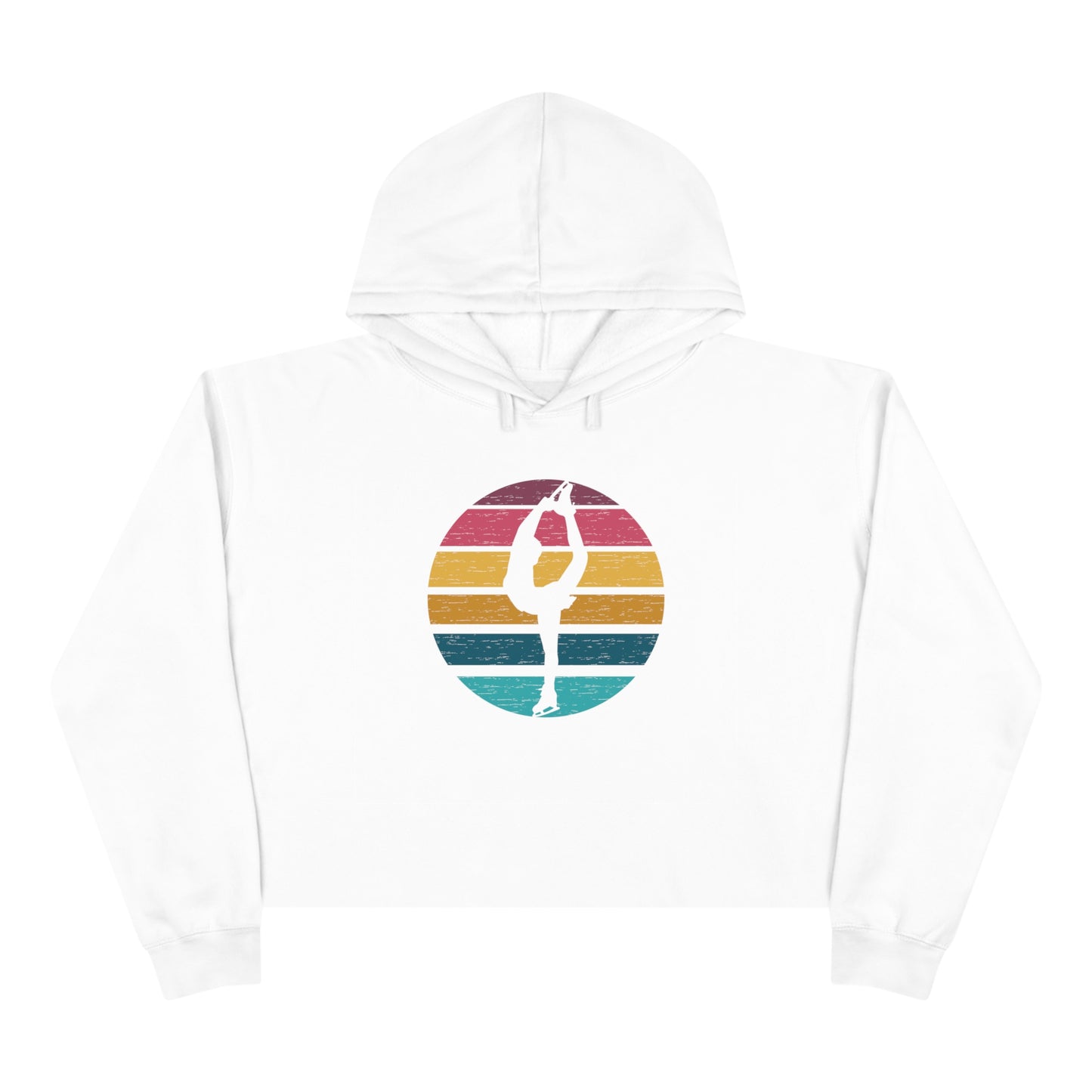 Sunset Silhouette Crop Hoodie