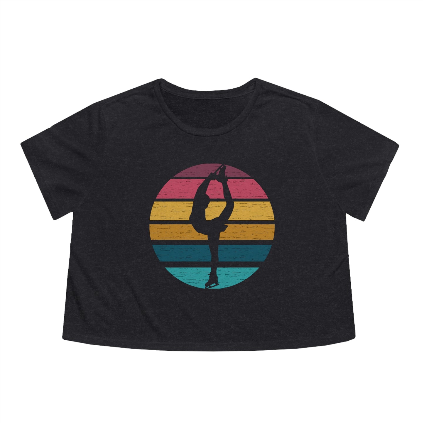 Sunset Silhouette Crop Tee