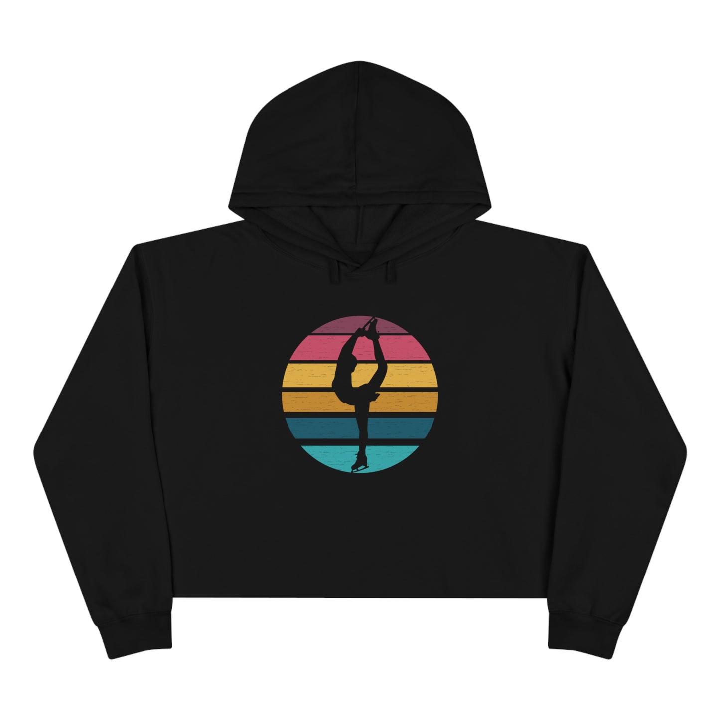 Sunset Silhouette Crop Hoodie