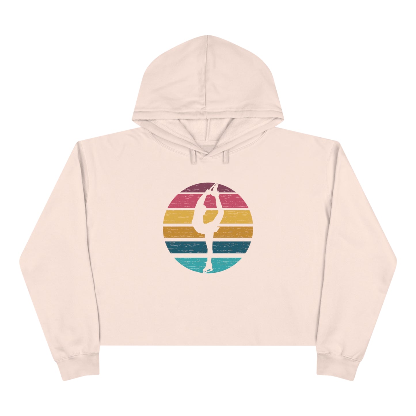 Sunset Silhouette Crop Hoodie