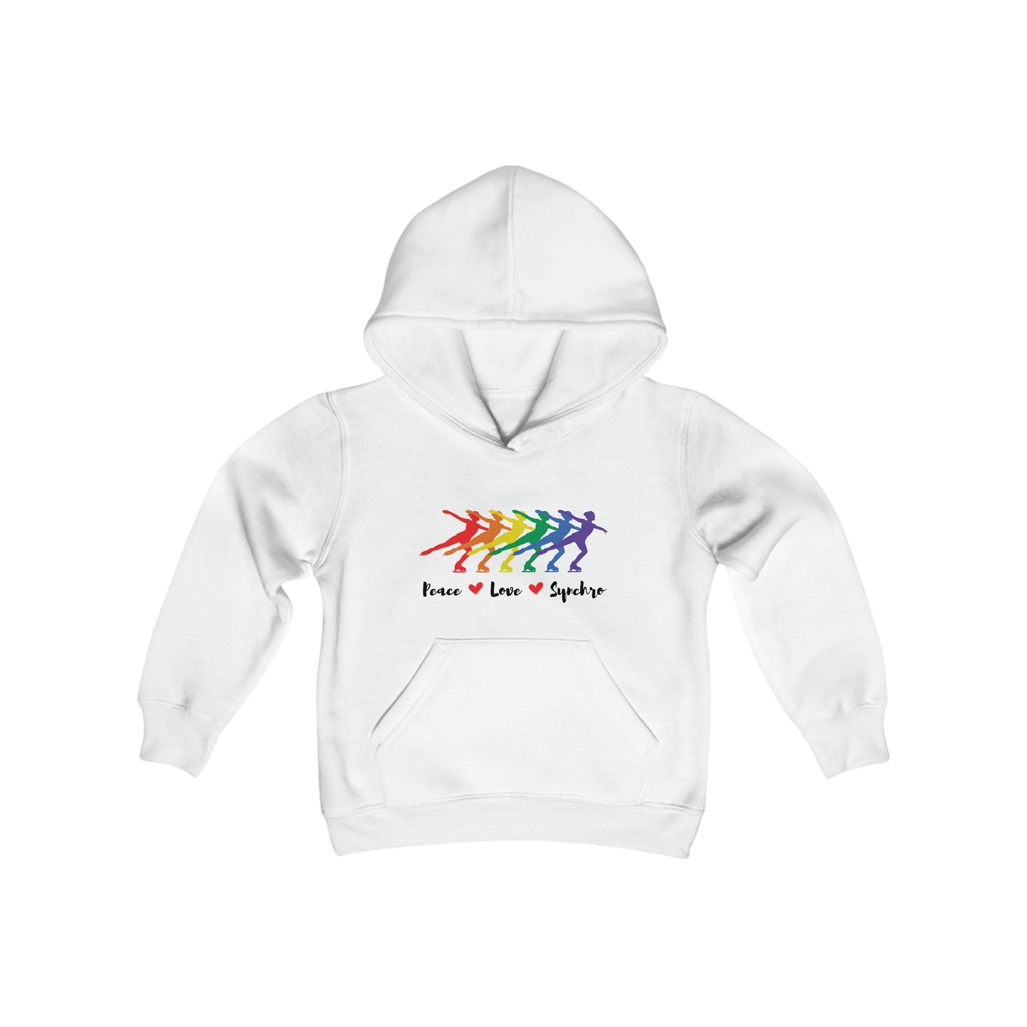 Peace, Love, Synchro Hoodie (Youth)