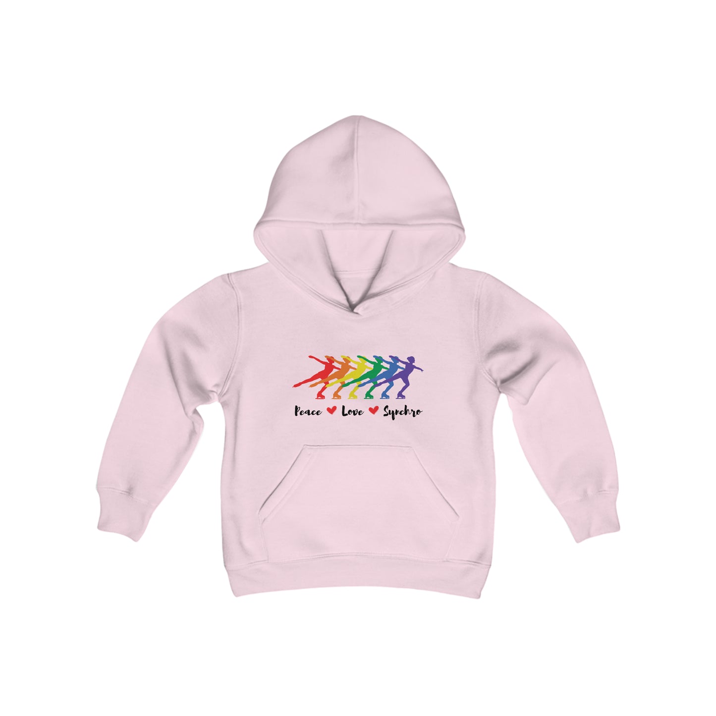 Peace, Love, Synchro Hoodie (Youth)