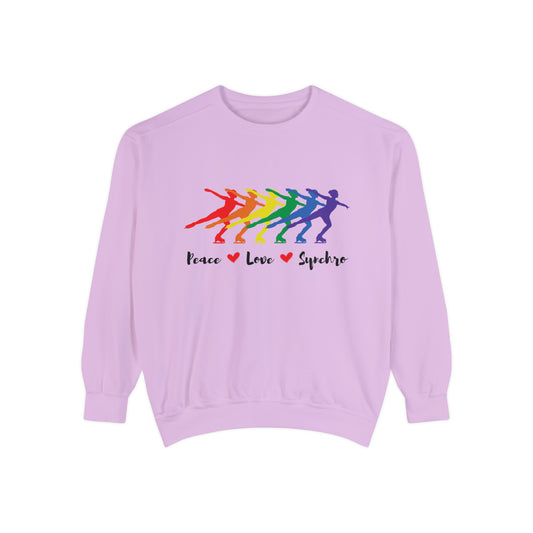 Peace, Love, Synchro Pullover