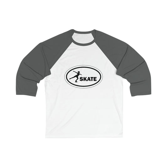 Skater Emblem Baseball Tee