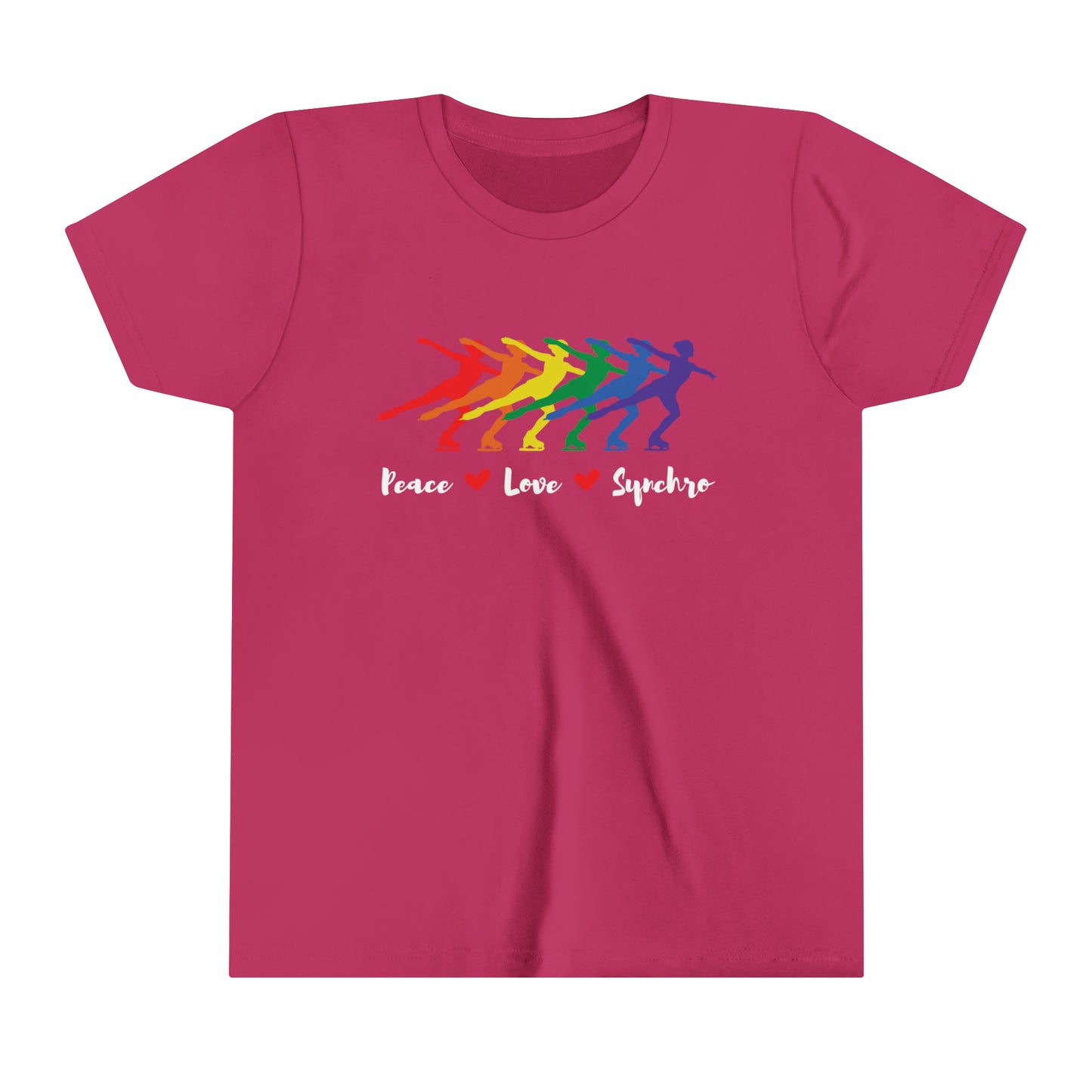 Peace, Love, Synchro Tee (Youth)