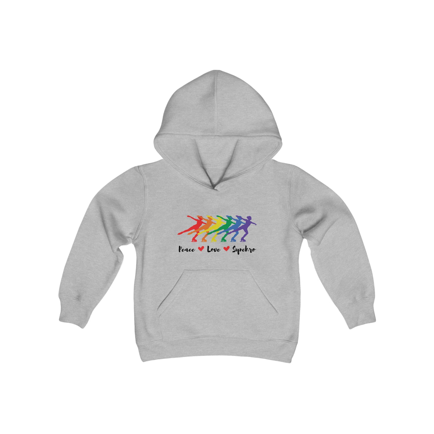 Peace, Love, Synchro Hoodie (Youth)