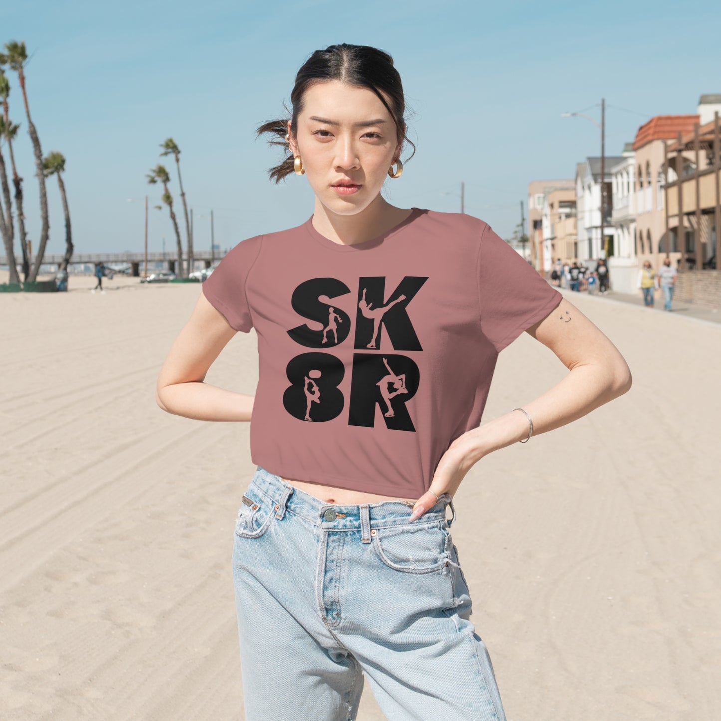 SK8R Crop Tee