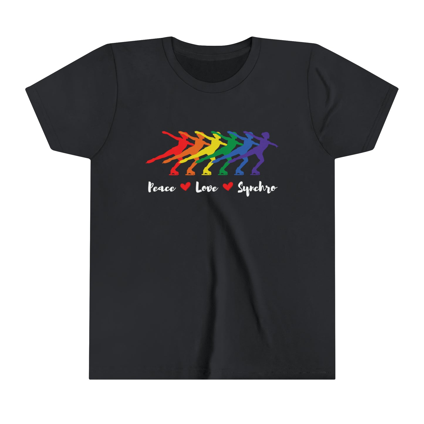 Peace, Love, Synchro Tee (Youth)