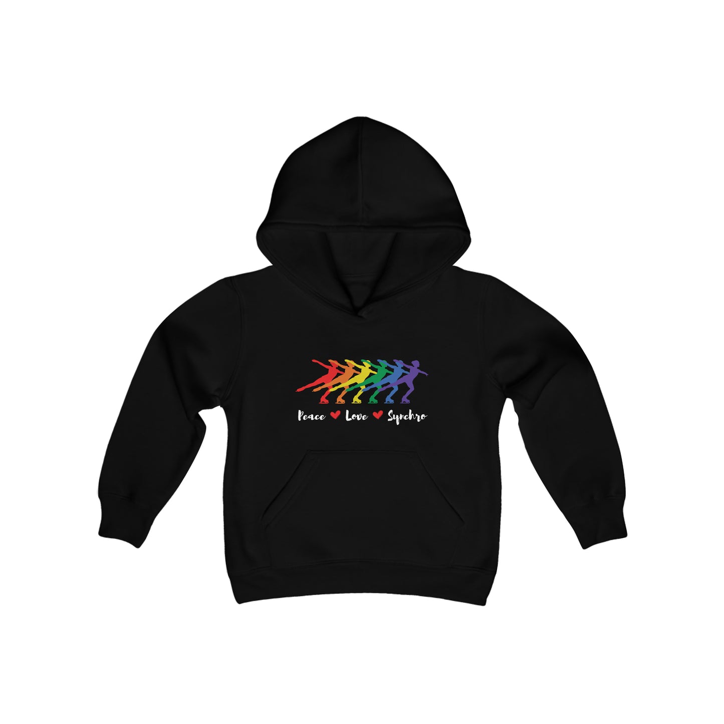 Peace, Love, Synchro Hoodie (Youth)