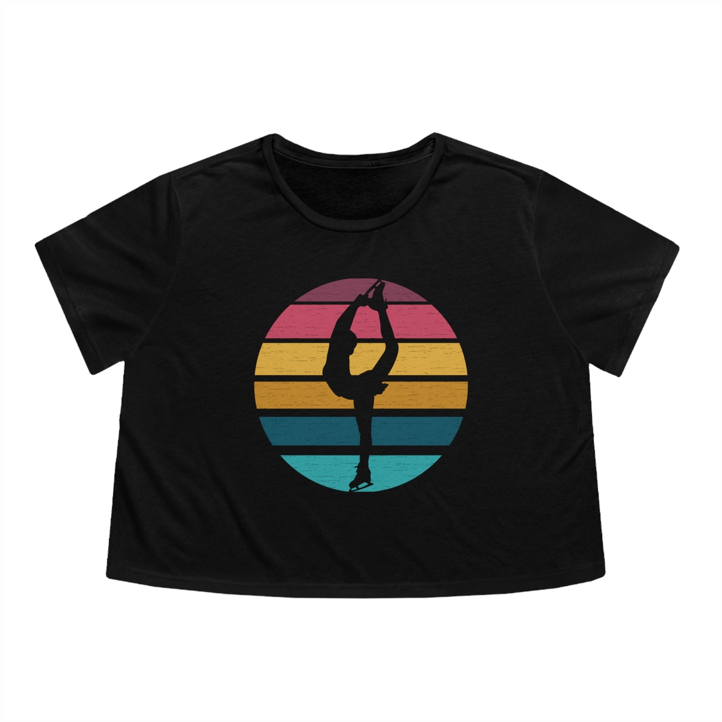 Sunset Silhouette Crop Tee